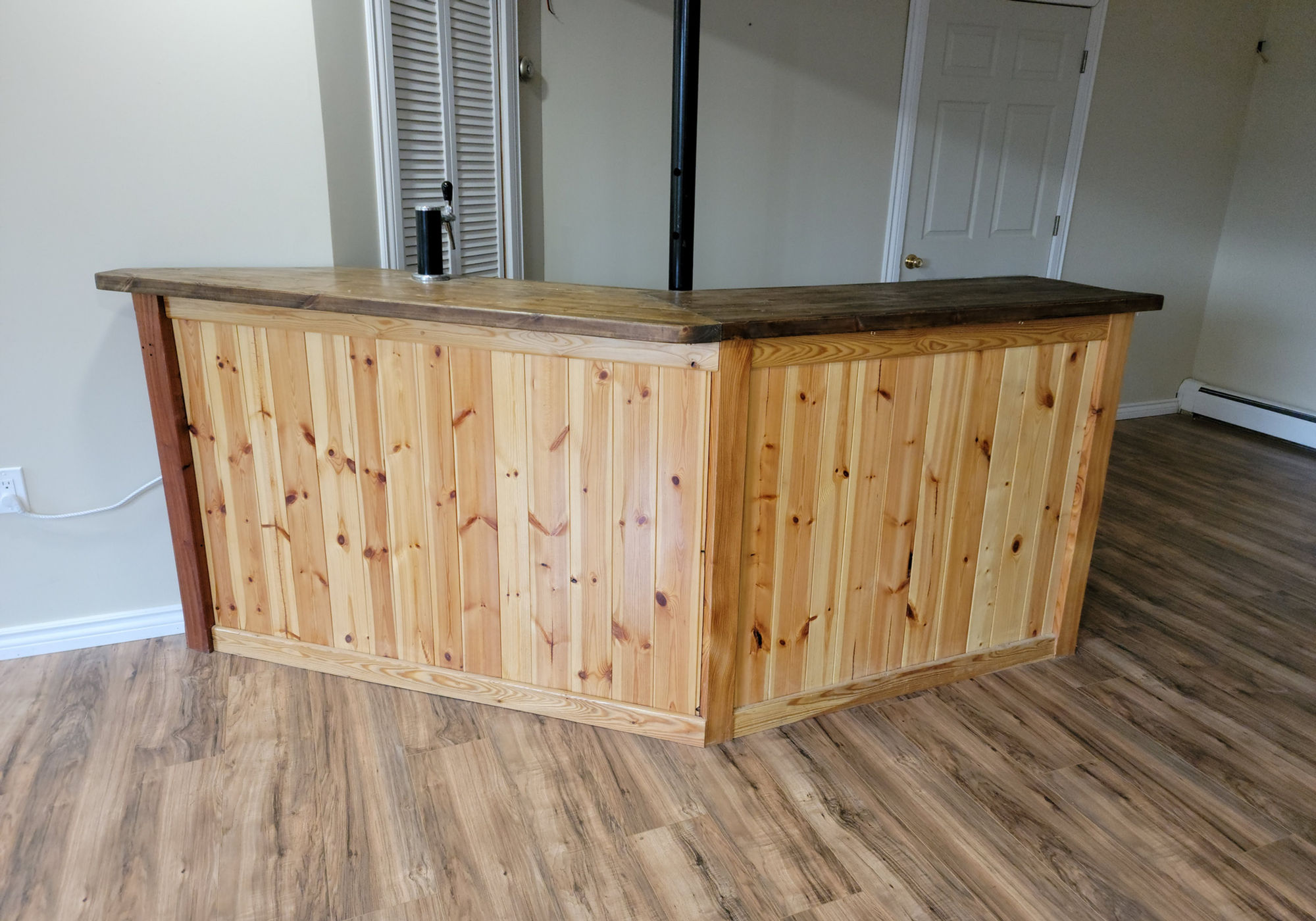 Custom bar / island in solid pine