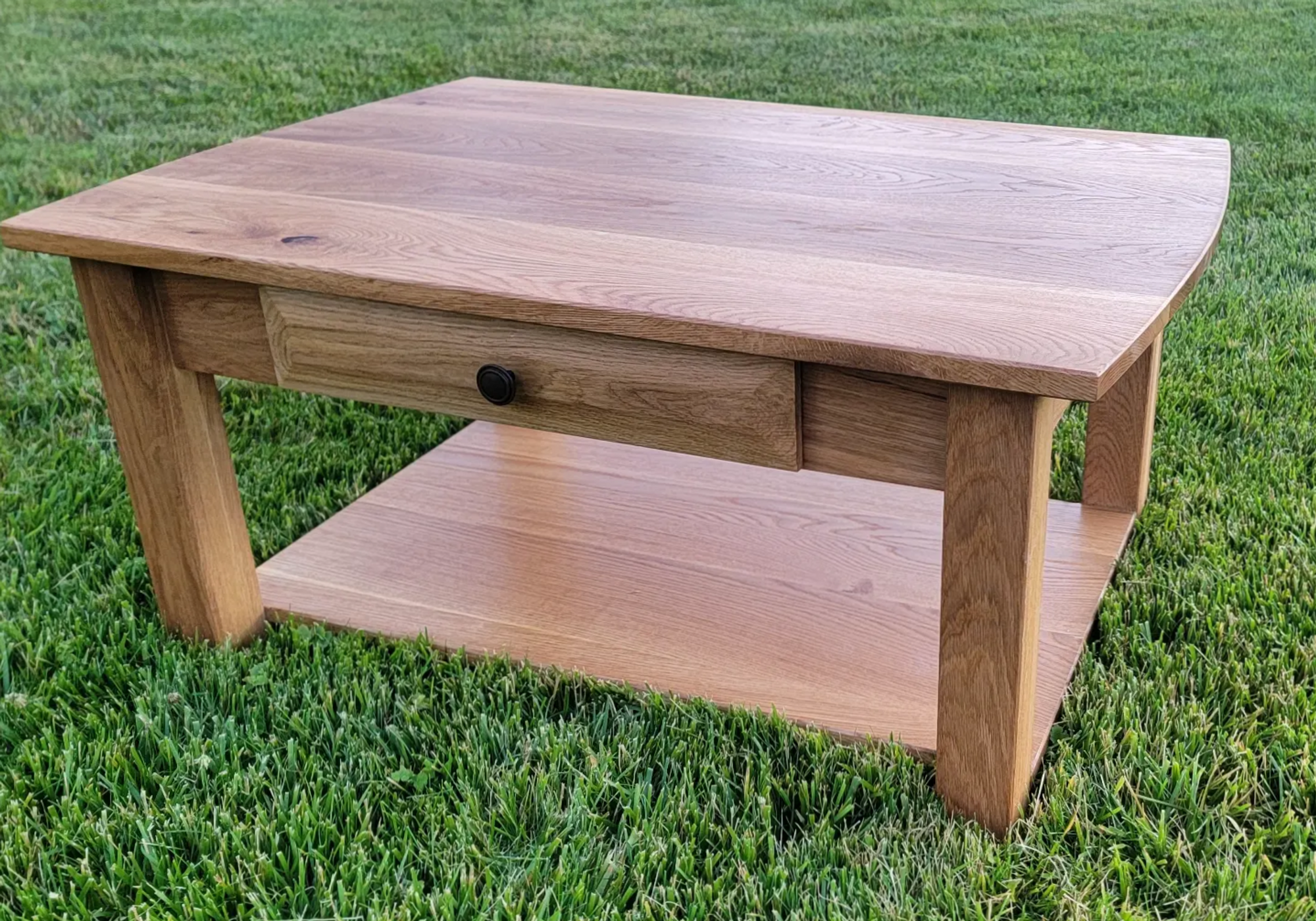 Hand-crafted live-edge tray