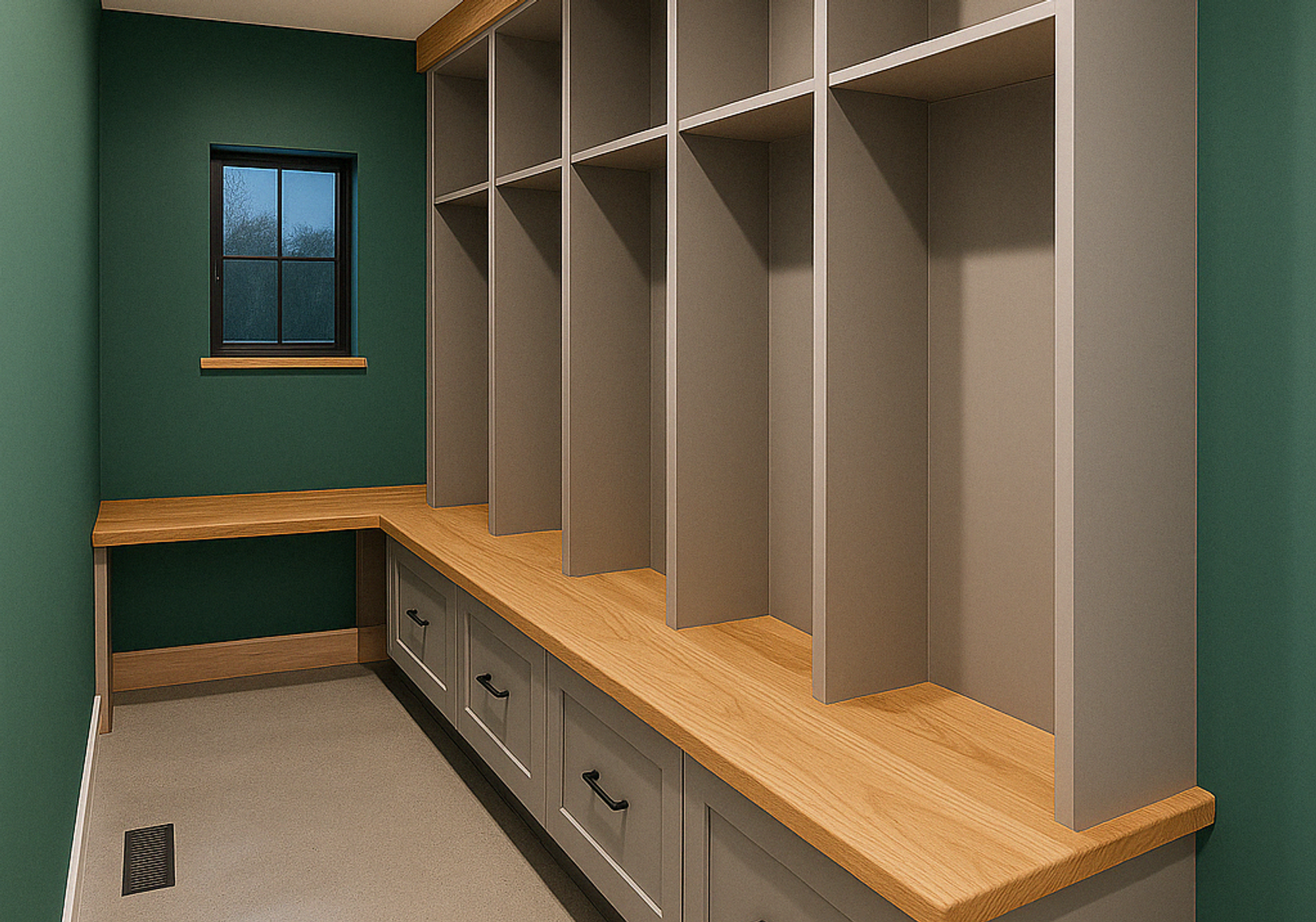 Mudroom built-ins